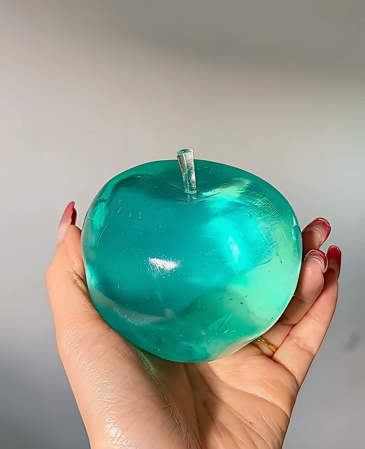 blue apple ruirui squishy toy