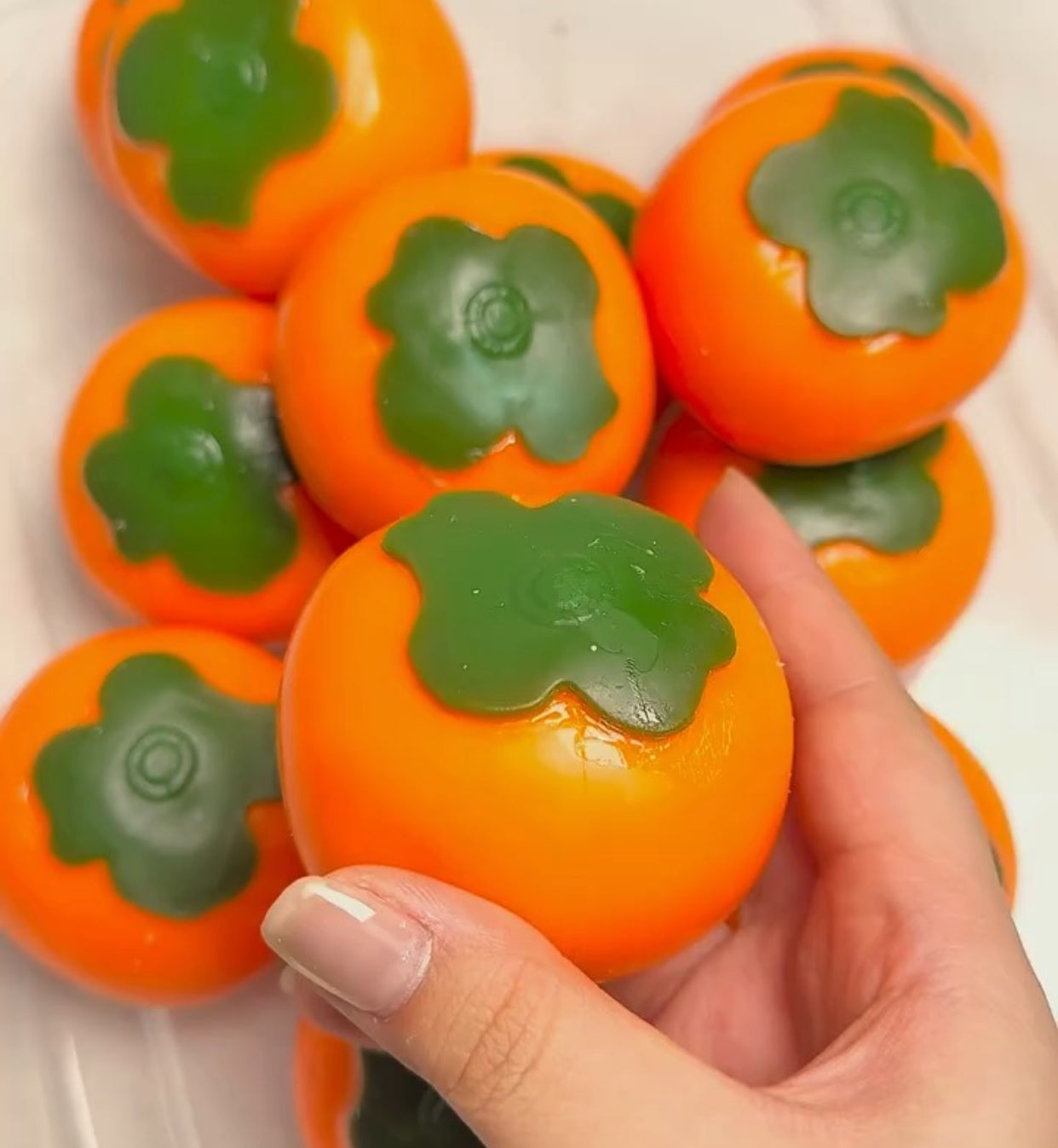 Crispy Persimmon Handmade Ball ruirui Squishy toy