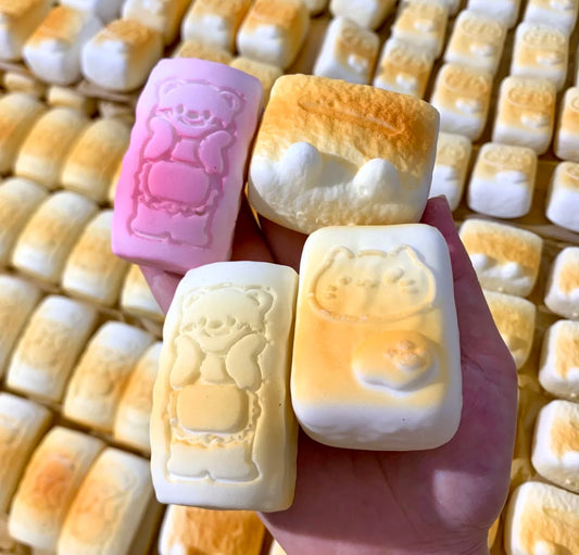 5pcs Tiny cat bear ruirui squishy toy