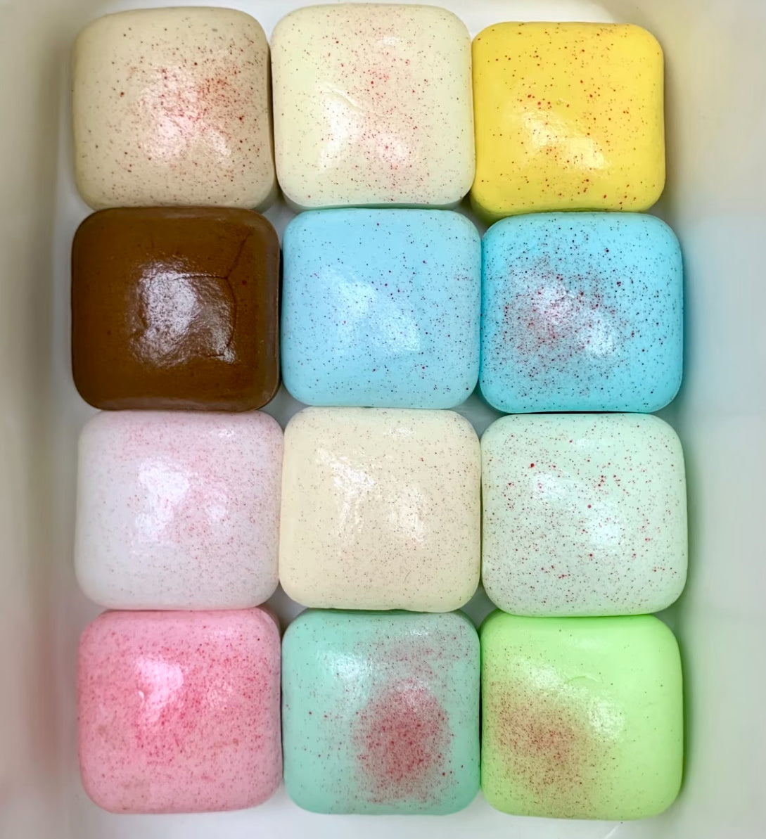 5pcs Rainbow cube cake ruirui squishy toy