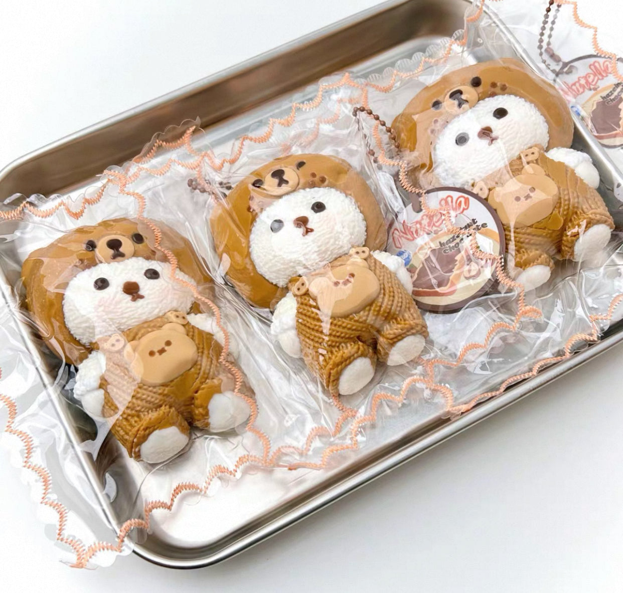 Overalls Bear ruirui Squishy toy