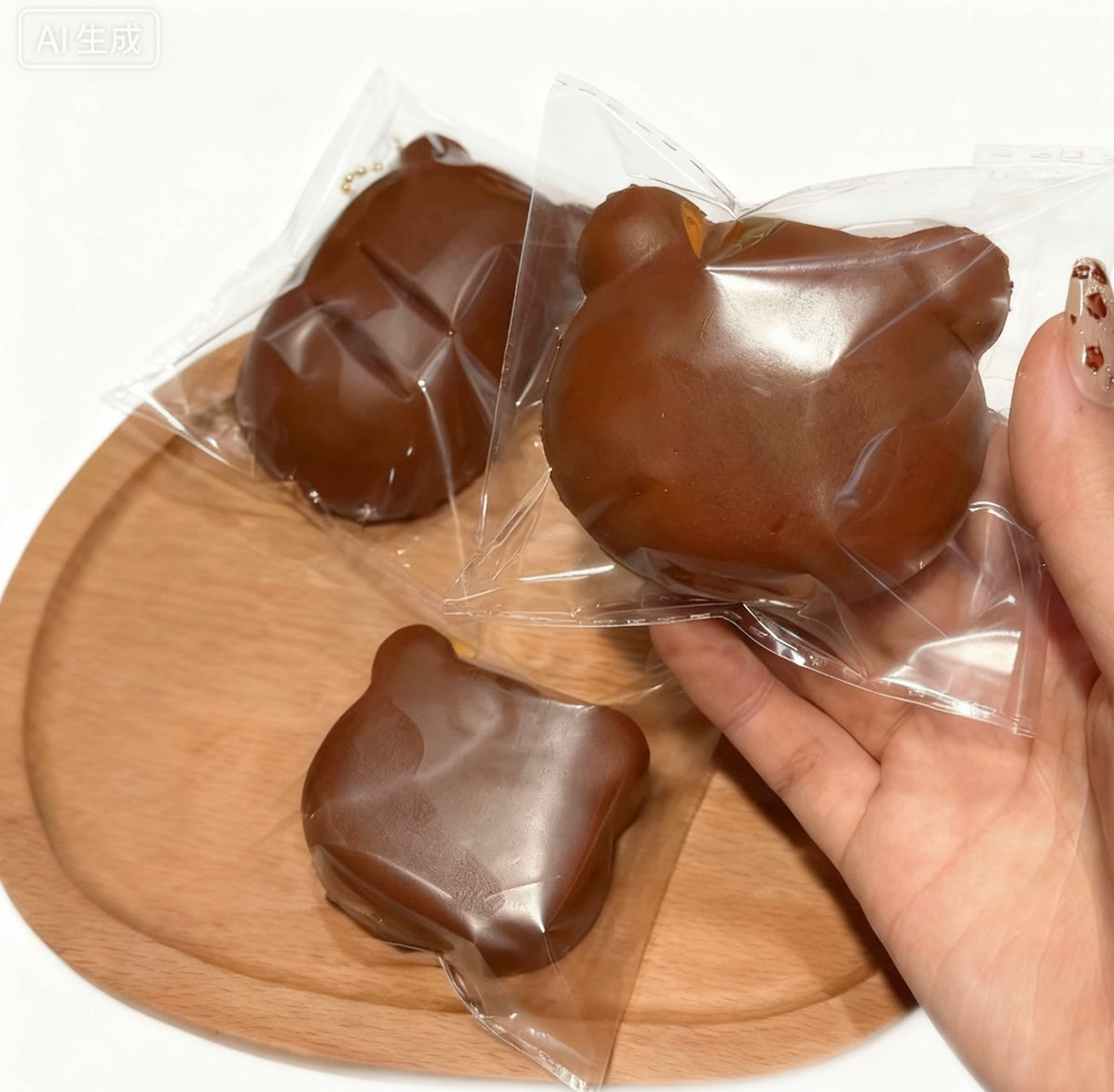 3Pcs Mini Bread Slow-Rise ruirui Squishy toy