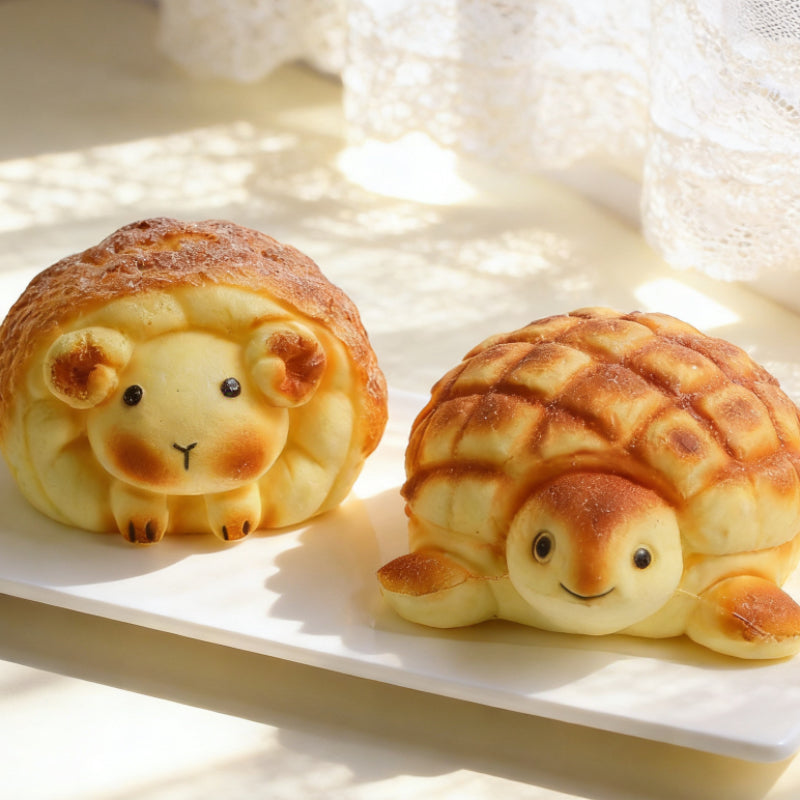 Turtle Pineapple Bun - Little Lamb Slow-Rise ruirui Squishy toy