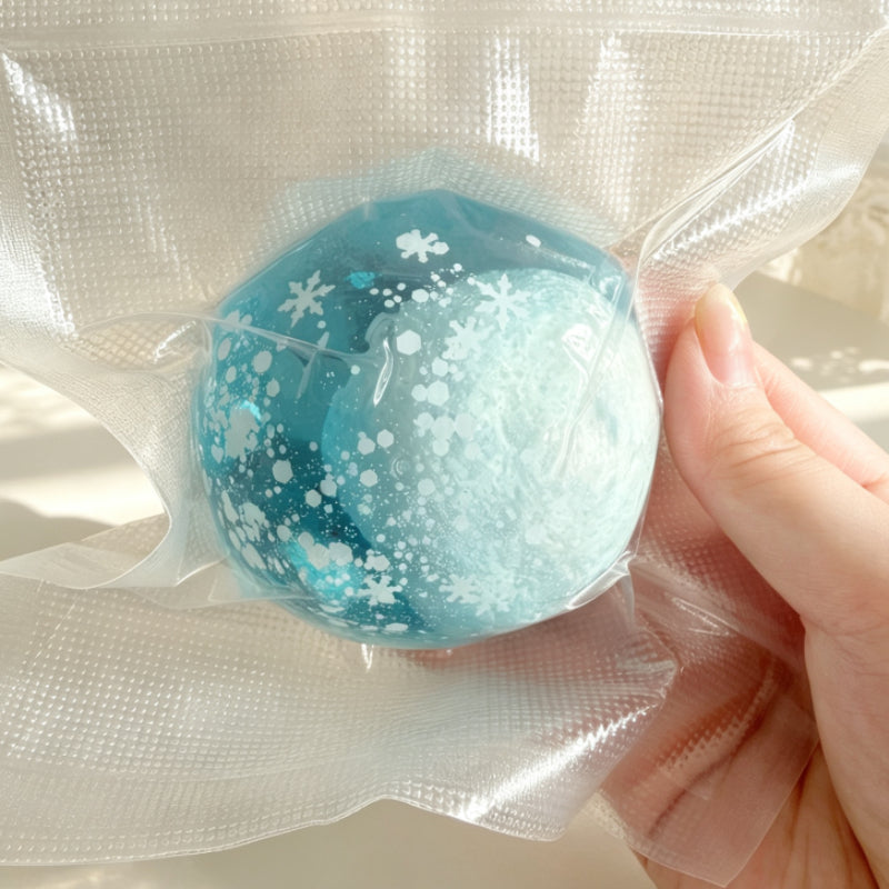 Glacial Snowball Handmade ball  ruirui Squishy toy