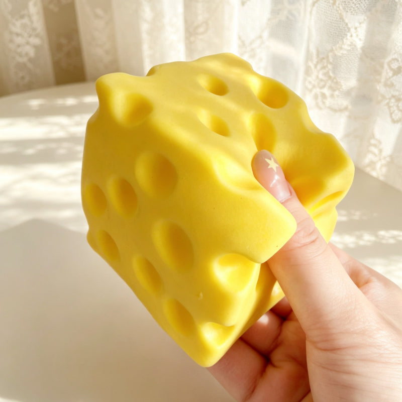 Cheese Slow-Rise Squishy (Sponge Material) ruirui squishy toy