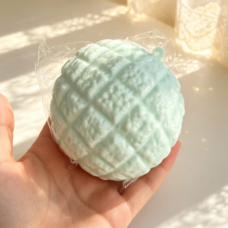 blue Pineapple bun ruirui squishy toy