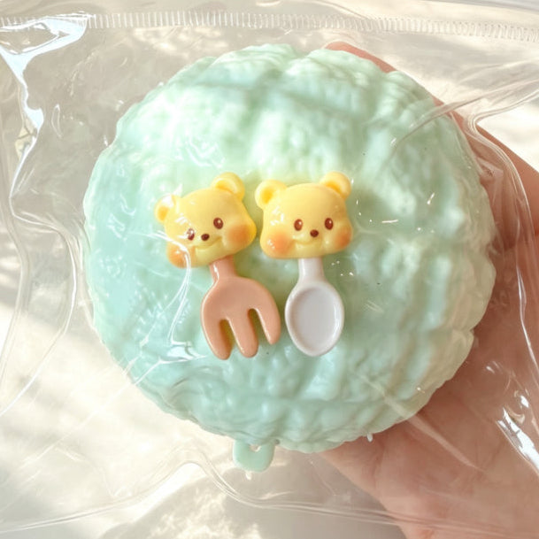 blue Pineapple bun ruirui squishy toy