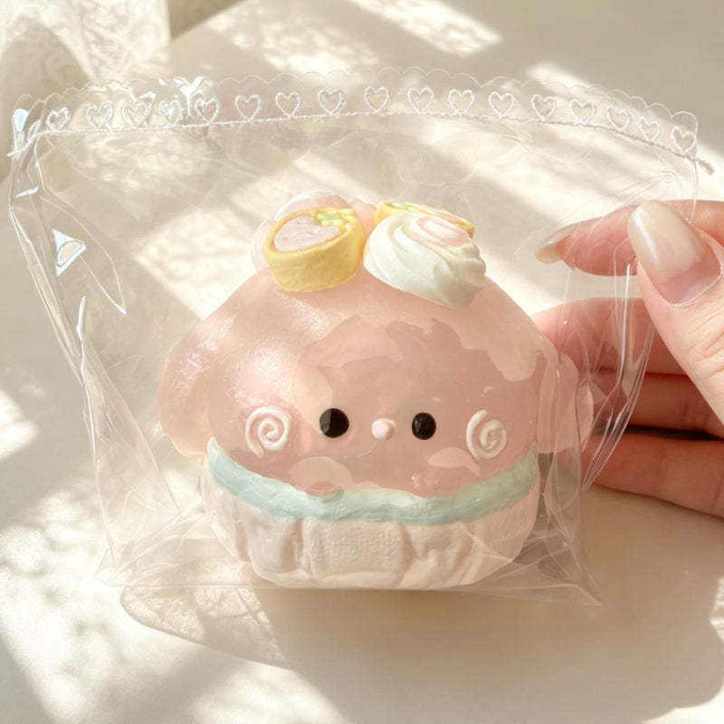 Sparkle Cupcake Puppy(taba) ruirui squishy toy