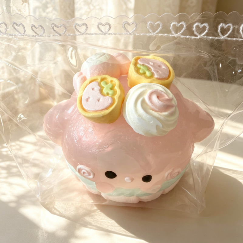 Sparkle Cupcake Puppy(taba) ruirui squishy toy