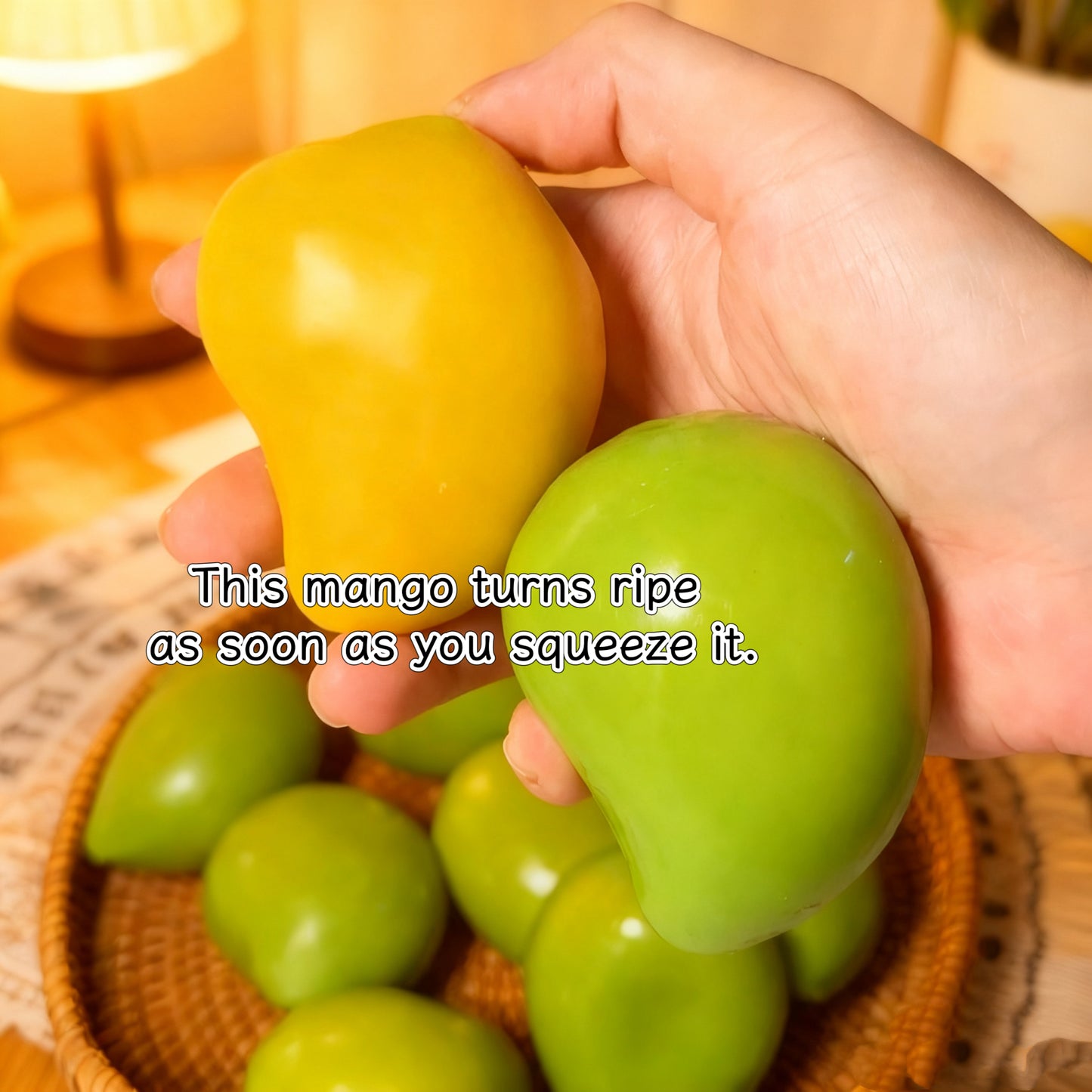 Color-Changing Mango Handmade Ball ruirui Squishy toy