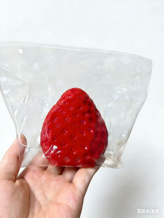 Strawberry ruirui squishy toy