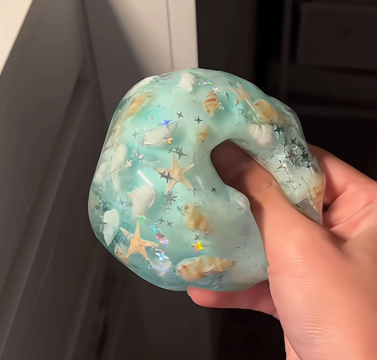 Ocean Handmade Ball ruirui Squishy toy(Crispy + Can't recover)